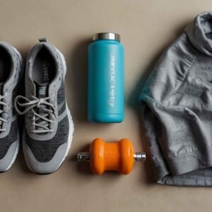 Fitness and weight loss gear – dumbbells, yoga mats, and workout accessories